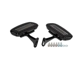 Hw157039 Harley-davidson Hogworkz Black Passenger Floorboards - For 1994-2025 To