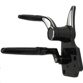 Fck-f14as-fr Hawg Halters Inc. Adjustable Forward Control Kit - Black Anodized