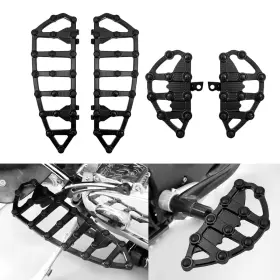 Reuszh001433 Hdbubalus Motorcycle Driver Passenger Floorboards Wide Foot Pegs Footboards S