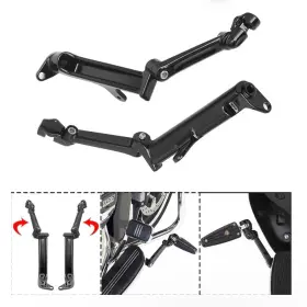X003v79mrh Hiyoyo Adjustable Highway Peg Mounts With Extended Arm For Harley Touring 2009-2016