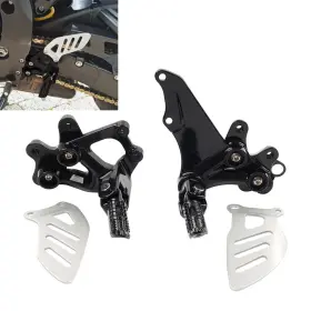 Hkseller-au 550756858146 Front Rider Footrests Foot Pegs Bracket For Suzuki Gsxr600 Gsxr750 2006-2010
