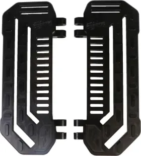 Hdb-1003b Hofmann Designs Billet Floorboards - Black Motorcycle Street Bike
