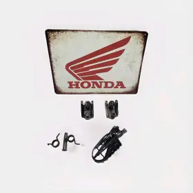 50616-men-305 Honda 2008 2004-2011 Crf250r Crf 250 R Right Foot Peg With Frame Mounts Springs