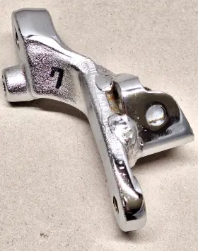50641-me5-010 Honda 1983 Cb650sc Nighthawk 650 Lh Left Front Footpeg Bracket Chrome Cb650