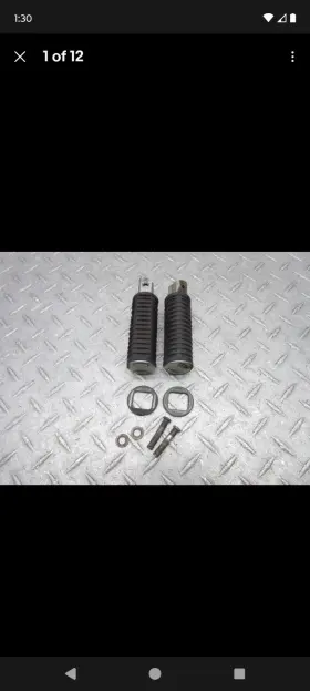 50710-377-000 Honda 2002 98-03 Shadow Ace Vt750cd Oem Rear Passenger Foot Pegs Pair 50710-377-000 Honda 2002 98-03 Shadow Ace Vt750cd Oem Rear Passenger Foot Pegs Pair