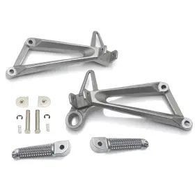 Fm-mt390-057-sr6 Httmt Passenger Footpeg With Bracket For Yamaha Yzfr3 2015-2025 Mt03 20-24 Rear Silver