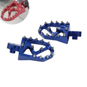 Hukyu 550735100808 Cnc Foot Pegs Pedals Footrest Fit Honda Xr50r 70r 80r Xr100r Crf80f Crf100f Z50r