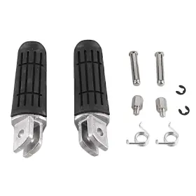 Hukyu 612046271797 Front Footrests Foot Pegs Peg For Yamaha Yzf R1 R6 1999-2009 Fz1 Fz6 Fz6r Raven