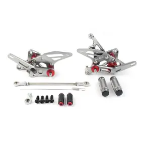 Hukyu 612046698693 Adjustable Rearsets Footpegs Footrests For Suzuki Gsxr 1300 Hayabusa 1999-2018