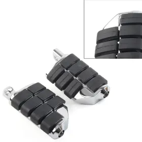 Hukyu 890000286326 Universal 1.25 Inch Male Foot Pegs Footrest Pedal For Harley Iron Xl 883 1200 Dyna