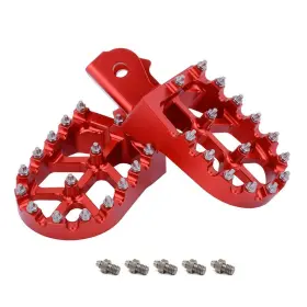 Crf23 Jfg Racing 714133124136 Billet Mx Wide Foot Pegs Footpegs Pedals Rests - For Crf150f 03-19