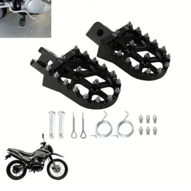 B111428017 Jfg Racing For Hawk250 Motorcycle Foot Pegs Pedals Cnc Dirt Pit Bike Black