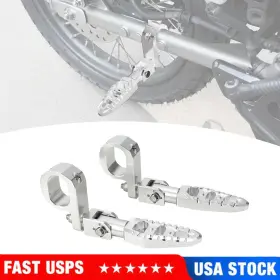 C1114021036-d Jfg Racing Motorcycle Rear Foot Pegs Rest Footpeg Cnc For Ct125 Trail 125 Hunter Cub Silver