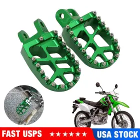 C11140249-d Jfg Racing Cnc Foot Pegs For Klx250r 250s 300r Klx650r Klr650 Footrests Pedals Dirt Bike