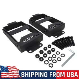 H11140099-d Jfg Racing Foot Pegs Universal 4 Wheeler Rear Passenger For Grizzly Cfmoto Cforce Scrambler