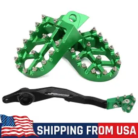 111400724-d Jfg Racing H13190471 Foot Brake Pedal Pegs Cnc For Klx140 Klx140l Klx140g 2008-2024 Dirt Bike 111400724-d Jfg Racing H13190471 Foot Brake Pedal Pegs Cnc For Klx140 Klx140l Klx140g 2008-2024 Dirt Bike
