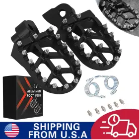 M11140337-d Jfg Racing Dirt Bike Foot Pegs Cnc For Yz65 18-23 Yz85 02-23 Yz125 Yz250 98-24 Yz250f 01-23