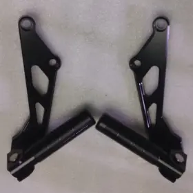 M11142006-d Jfg Racing Surron Rear Foot Pegs Kit Pedals Rests With Bracket For Sur Ron Light Bee X S/x
