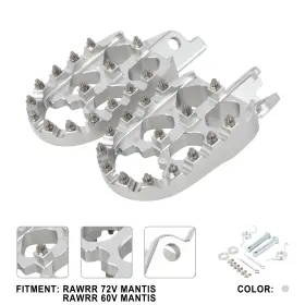 M111431016-d Jfg Racing Foot Pegs For Rawrr 72v/60v Mantis Electric Dirt Bike