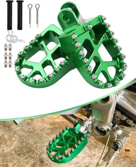 N11140248 Jfg Racing Motorcycle Foot Pegs Pedals Footrests For Green