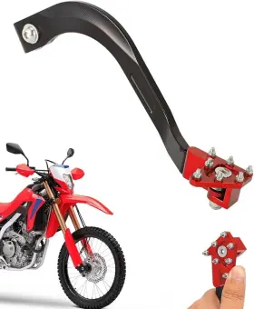 N13190250 Jfg Racing Motorcycle Brake Pedal Lever Honda Crf300l/crf300l Rally 2021-2024 Red - Nib