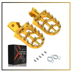 Y11142011 Jfg Racing Dirt Bike Foot Pegs 7075 Aluminum Cnc Fits Surron Light Bee Crf150f Crf230f