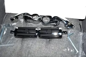 Jjmt-018 Jjmt Factory 014-bk Highway Foot Pegs For Harley Touring Electra Street Glide Road King 1 1/4 Inch 1.25