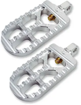 08-56-2 Joker Machine Adjustable Serrated Footpegs-4 1/2 Inch Lx2 Wx1