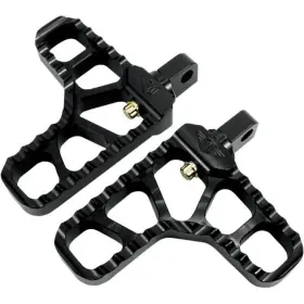 08-62-3b Joker Machine Adjustable Serrated Heel Footpegs - Black Anodized