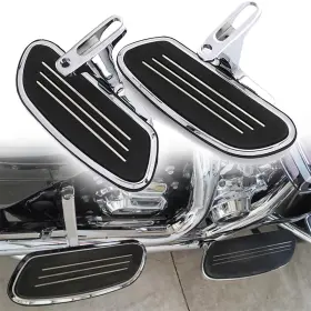 Junjumoto 767018833791 Streamliner Passenger Footboard For Harley Road King Electra Glide Street
