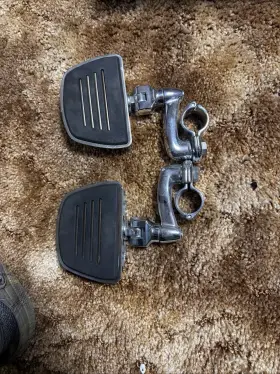7580 K Ryakyn Kuryakyn Premium Mini Footboards 360 Degree Adjustable Highway Peg Mount Kit
