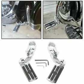 K1mt000006004 Foot Peg Pedal Footrest For Motorcycle With 1.25 Inch Engine Guard Crash Bar