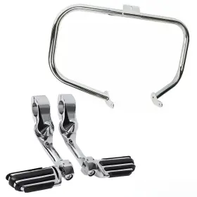 K1mt000006048 Highway Foot Pegs&engine Guard For Harley Heritage Softail Fat Boy 2000-2017