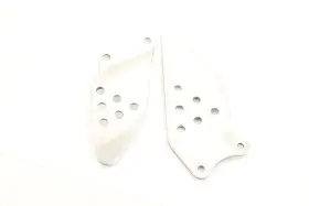 34028-0092 Kawasaki 2009 Ninja Zx6r Zx600r Heel Set Oem Polished Front Foot Rests