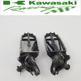 34028-0099 Kawasaki 2005-2008 Kx250 Kx250f Oem Footpegs Foot Rests Strong Left Right