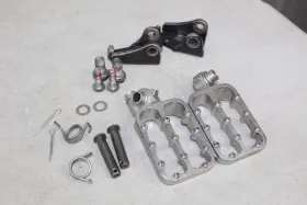 34028-0104 Kawasaki 2010 - 2014 Kx250f Footpegs Foot Pegs Pins Springs Brackets Kx 250 12/6