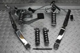 7812920 Kawasaki 1995 Vulcan 800 Vn800a Front Foot Rests Pegs Steps Set Pair