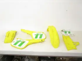 K3600-11398-267 Kawasaki 03 Kx 60 Rm Plastics Front Rear Fenders Side Covers Yellow 2003