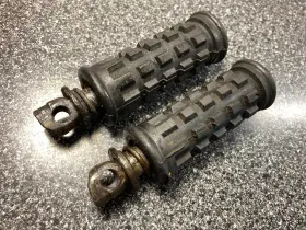 34027-004 Kawasaki Original Oe Oem C2 F3 F4 Rear Foot Peg Passenger Step Post Left Right Set Pair Vtg