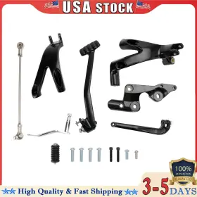 M528-b080-blk Kingdarn Black Forward Control Kit Fits 2018 And Up Softail Street Bob Low Rider Models
