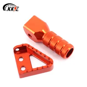 A06gb01or Kke Cnc Rear Brake Pedal Step Plate And Gear Shifter Lever Cover Fit Ktm 125-530cc