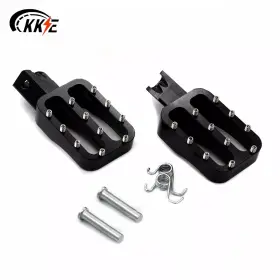 C00fp01bk Kke Foot Pegs Footrests Pedal Fit Honda Crf50 Pw50 Pw80 Xr50r Pit Bike Cnc Black