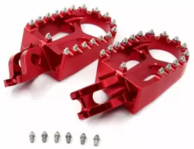 C03fp01rd-kw Kke Cnc Foot Rests Footpegs For Kawasaki Kx250f Kx450f Kx250x Kx450x Klx450r Red C03fp01rd-kw Kke Cnc Foot Rests Footpegs For Kawasaki Kx250f Kx450f Kx250x Kx450x Klx450r Red