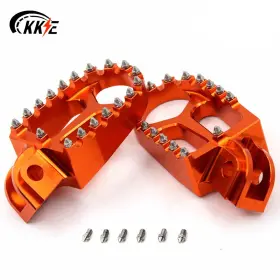 C06fp01or Kke Footpegs Footrest Pedal Fit Ktm Exc-f Sx Sxf Xc Xcf 250 350 1998-2015 Orange