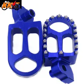 C07fp01bl-k8 Kke Cnc Pit Bike Footpegs For Husqvarna Smr Txc Wr 125 250 450 1999-2013 Foot Pegs