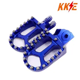 Kke C11fp01bl Billet Footpegs Footrests Foot Peds Pedal For Talaria Sting Mx3 Mx4 Cnc Blue