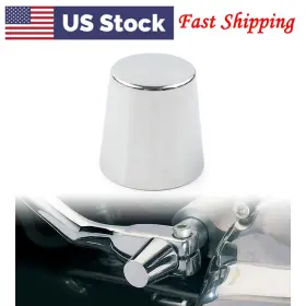 Kkkeeparts 336854140877 Silver Shifter Shaft Cap Cover Heel Shift Eliminator For Harley Touring Fl 80-22