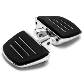 Krator 698056927367 Aluminum Mini Boards Footpegs For Honda Suzuki Triumph Yamaha Motorcycles