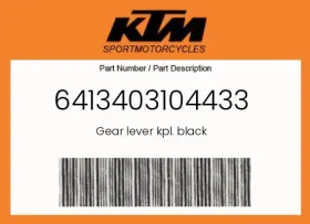 Ktm 6413403104433 Genuine Gear Lever Kpl. Black -