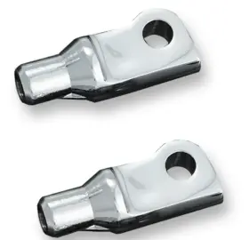 Kuryakyn 1620-1317 Tapered Adapters Chrome Or Black Footpeg Mount